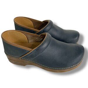 Dansko Professional Blue Leather Clogs EU 41 Size 10.5 / 11